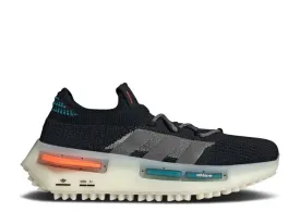 Adidas NMD_S1 'BLACK TEAL ORANGE' sneakers, black