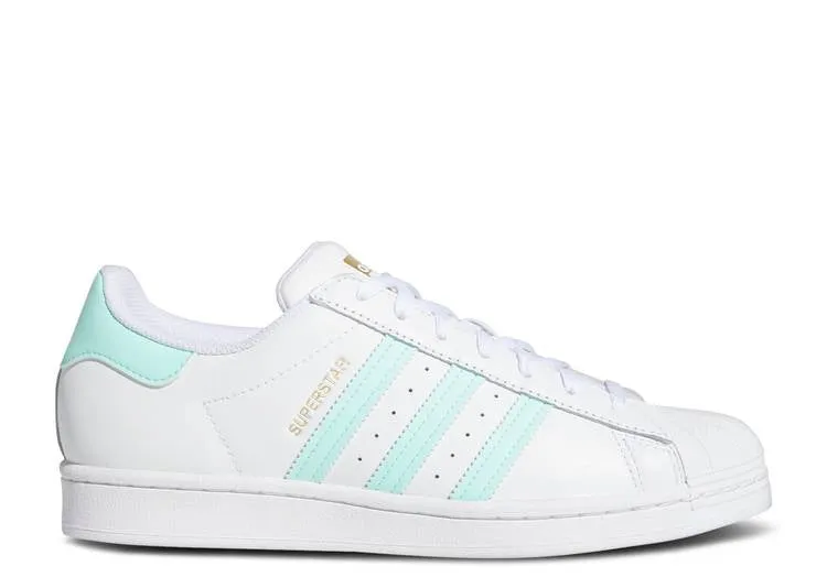 Adidas SUPERSTAR 'WHITE CLEAR MINT' sneakers, white