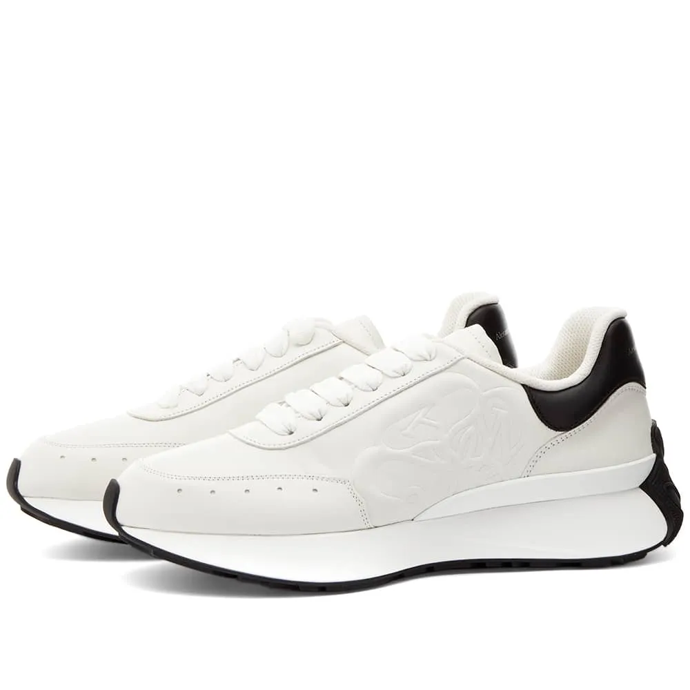 Alexander McQueen Seal Logo Vintage Runner Sneakers
