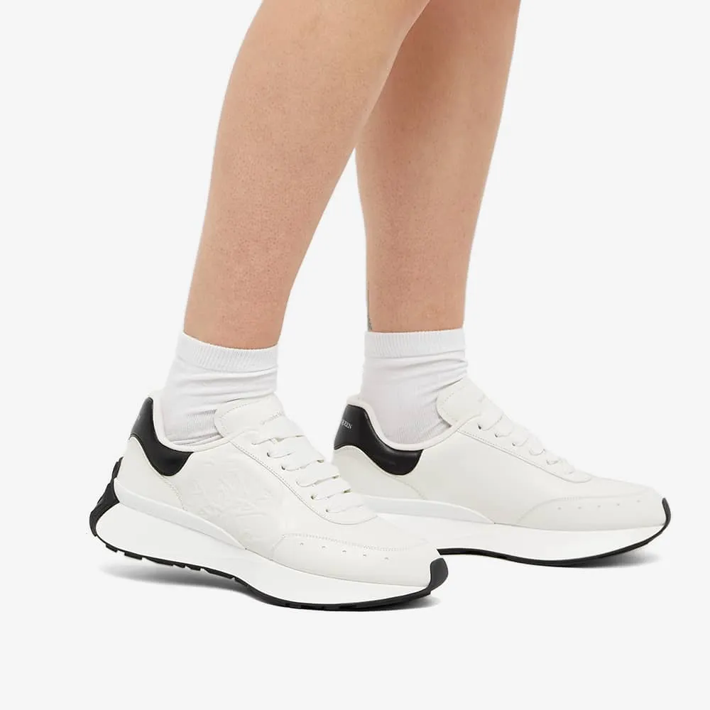 Alexander McQueen Seal Logo Vintage Runner Sneakers