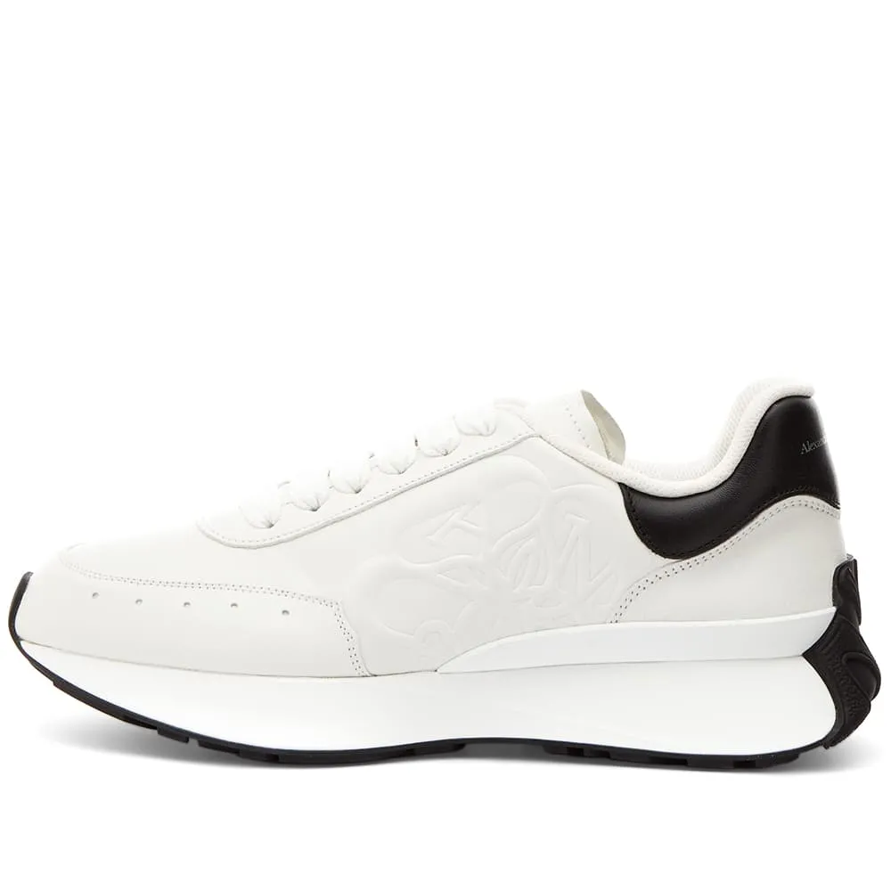 Alexander McQueen Seal Logo Vintage Runner Sneakers
