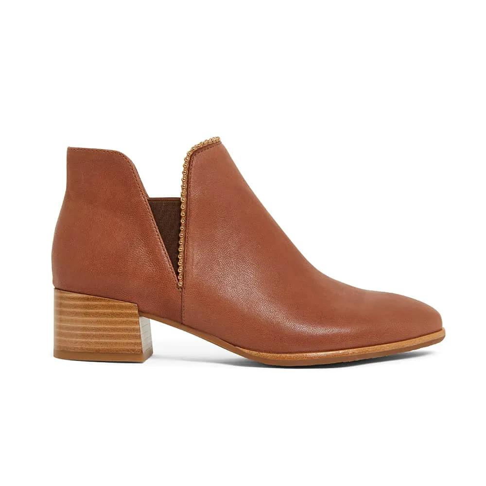 Astor Boot in Tan Leather