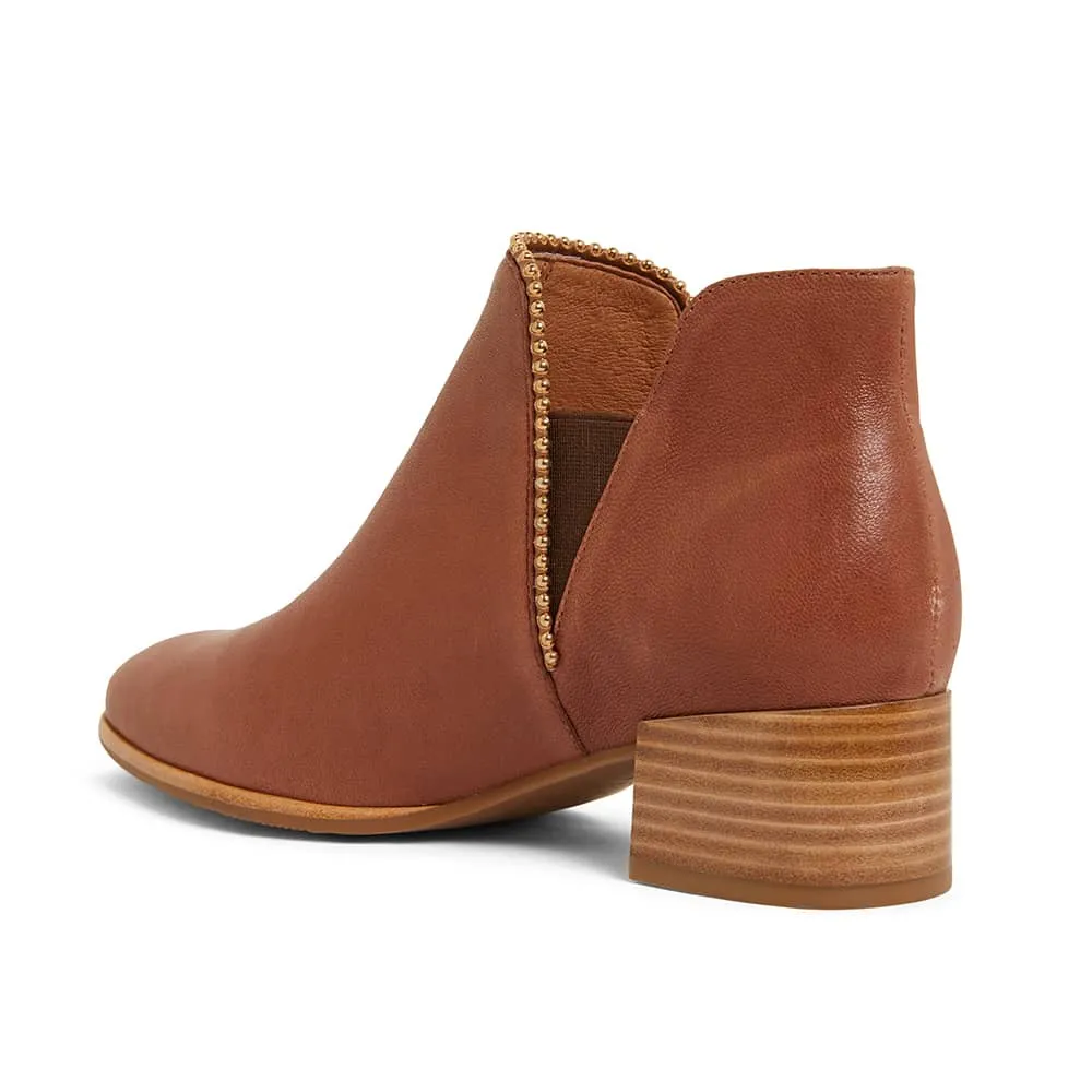 Astor Boot in Tan Leather