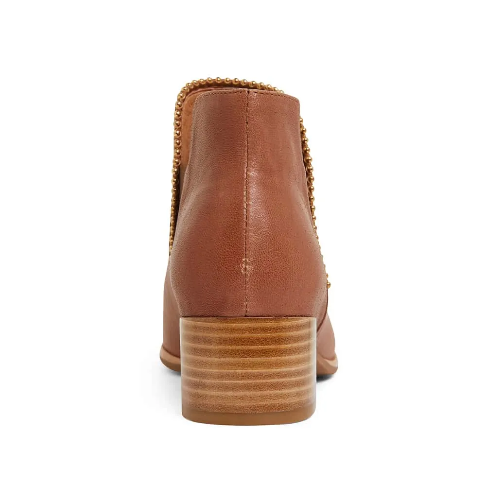 Astor Boot in Tan Leather