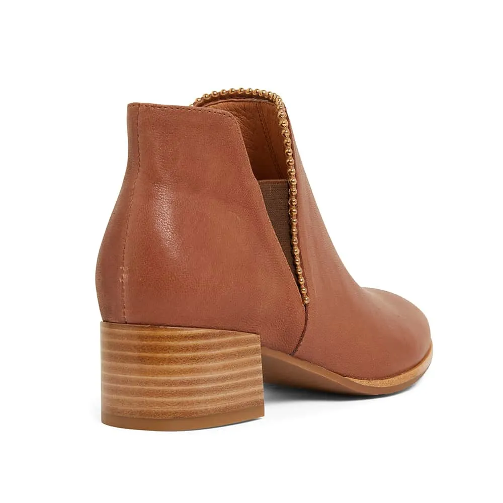Astor Boot in Tan Leather