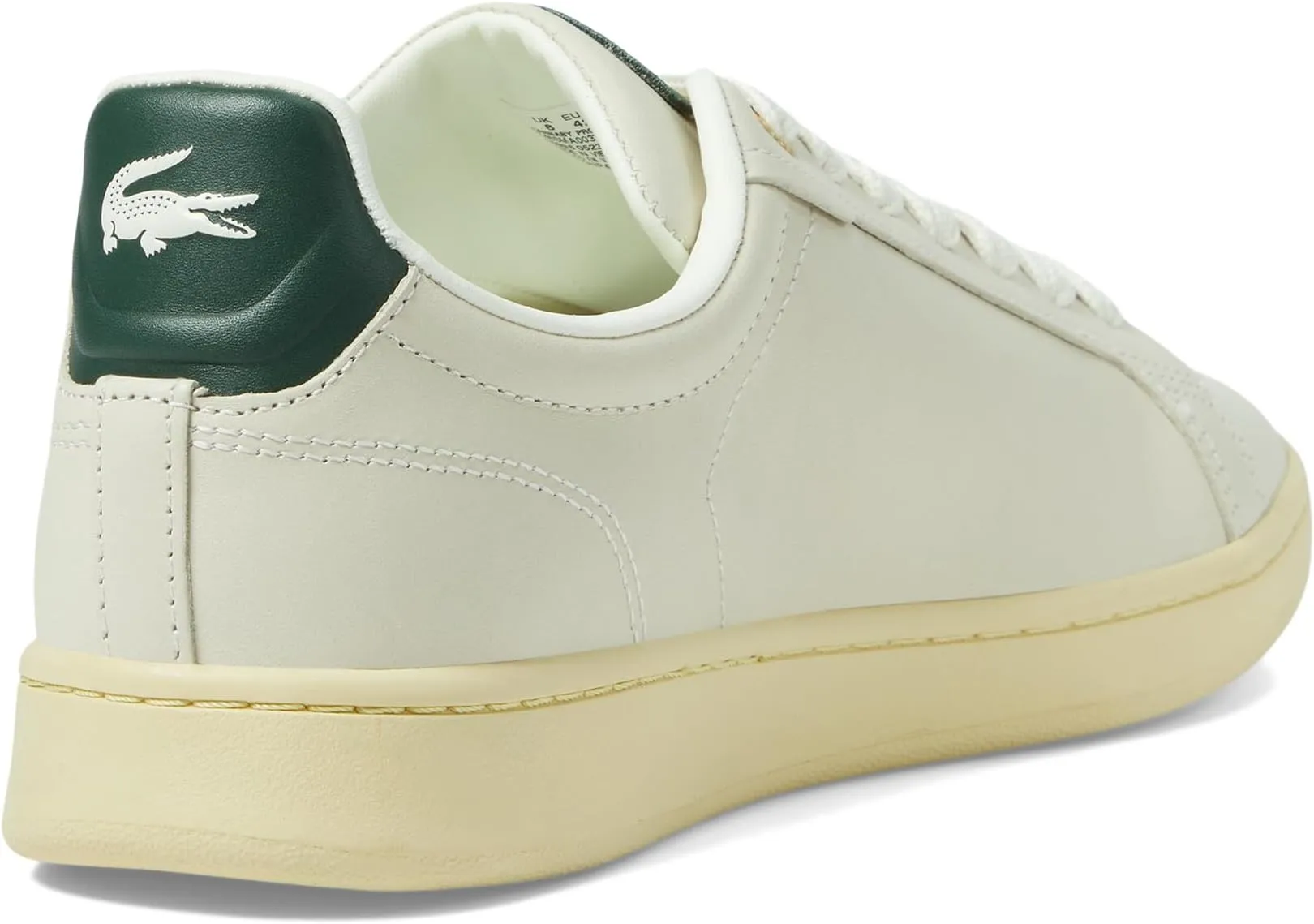 Carnaby Pro 223 5 SMA Lacoste sneakers, Off-White/Green