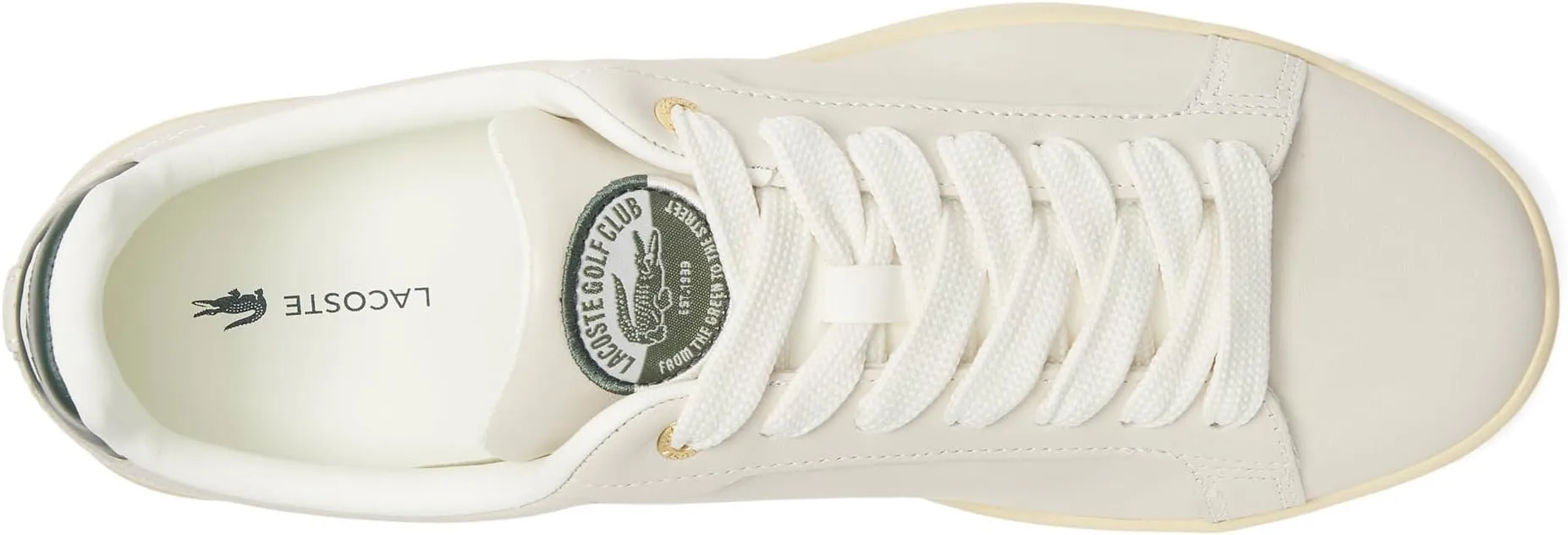 Carnaby Pro 223 5 SMA Lacoste sneakers, Off-White/Green