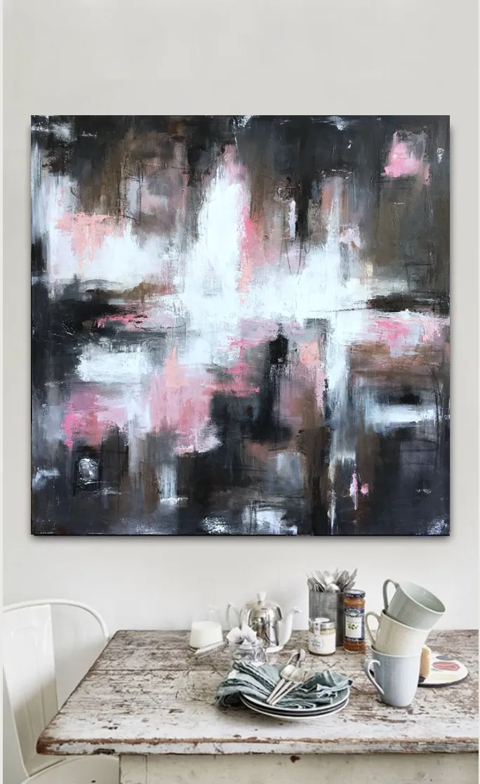 Charcoal Pink Haze