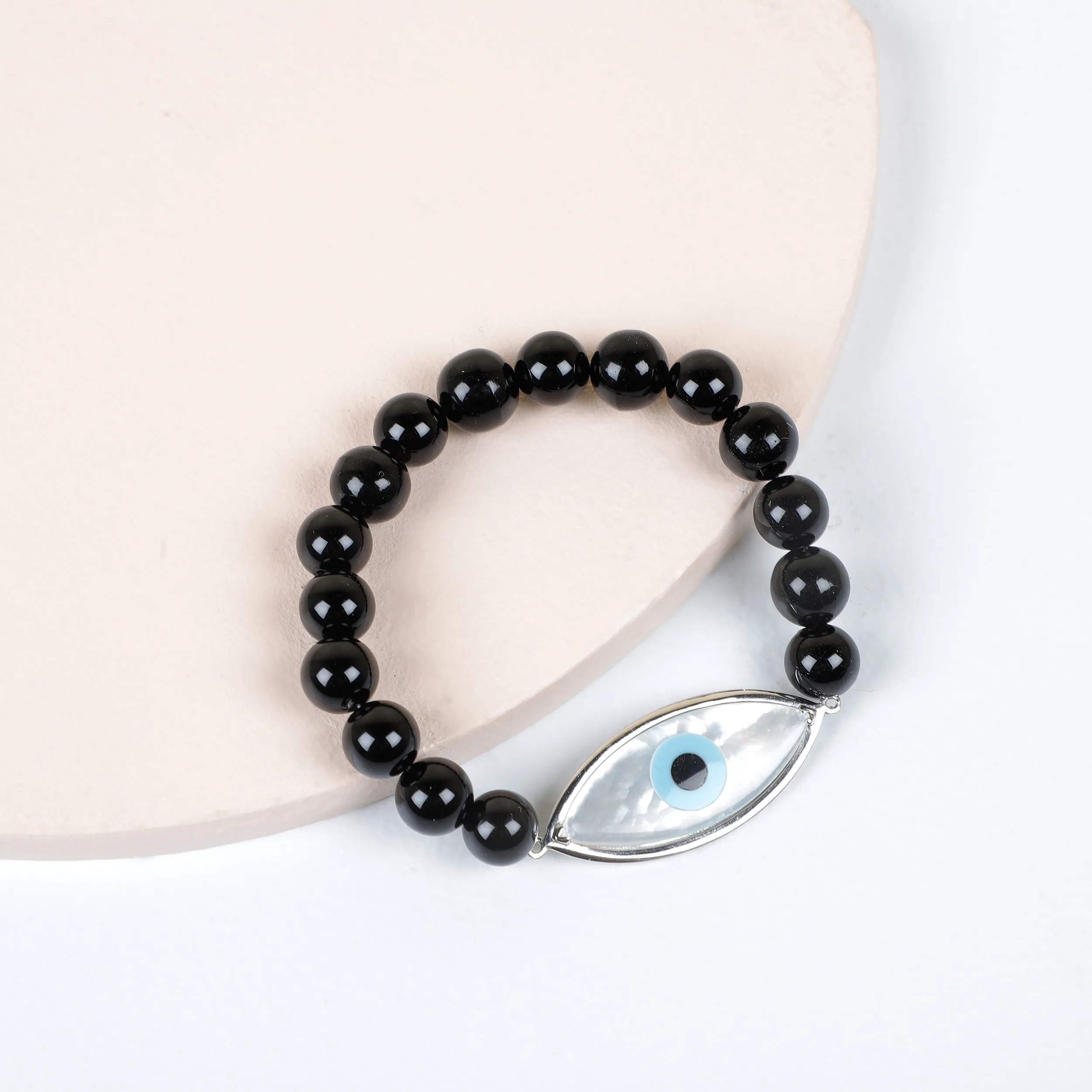 Evil Eye Onyx Bracelet