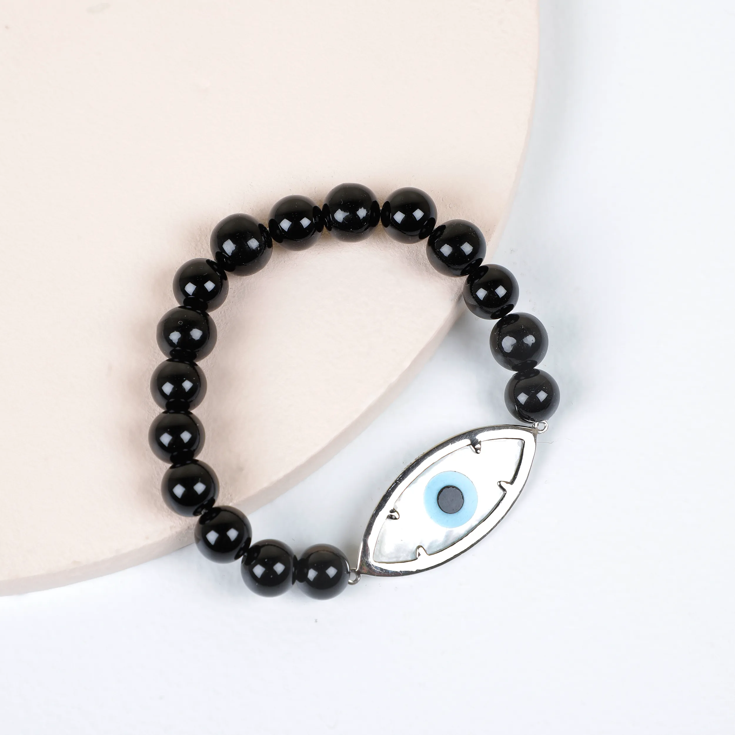 Evil Eye Onyx Bracelet