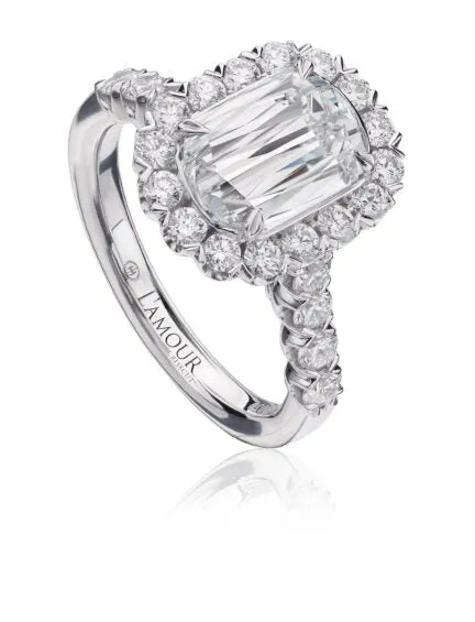 Halo Engagement Ring