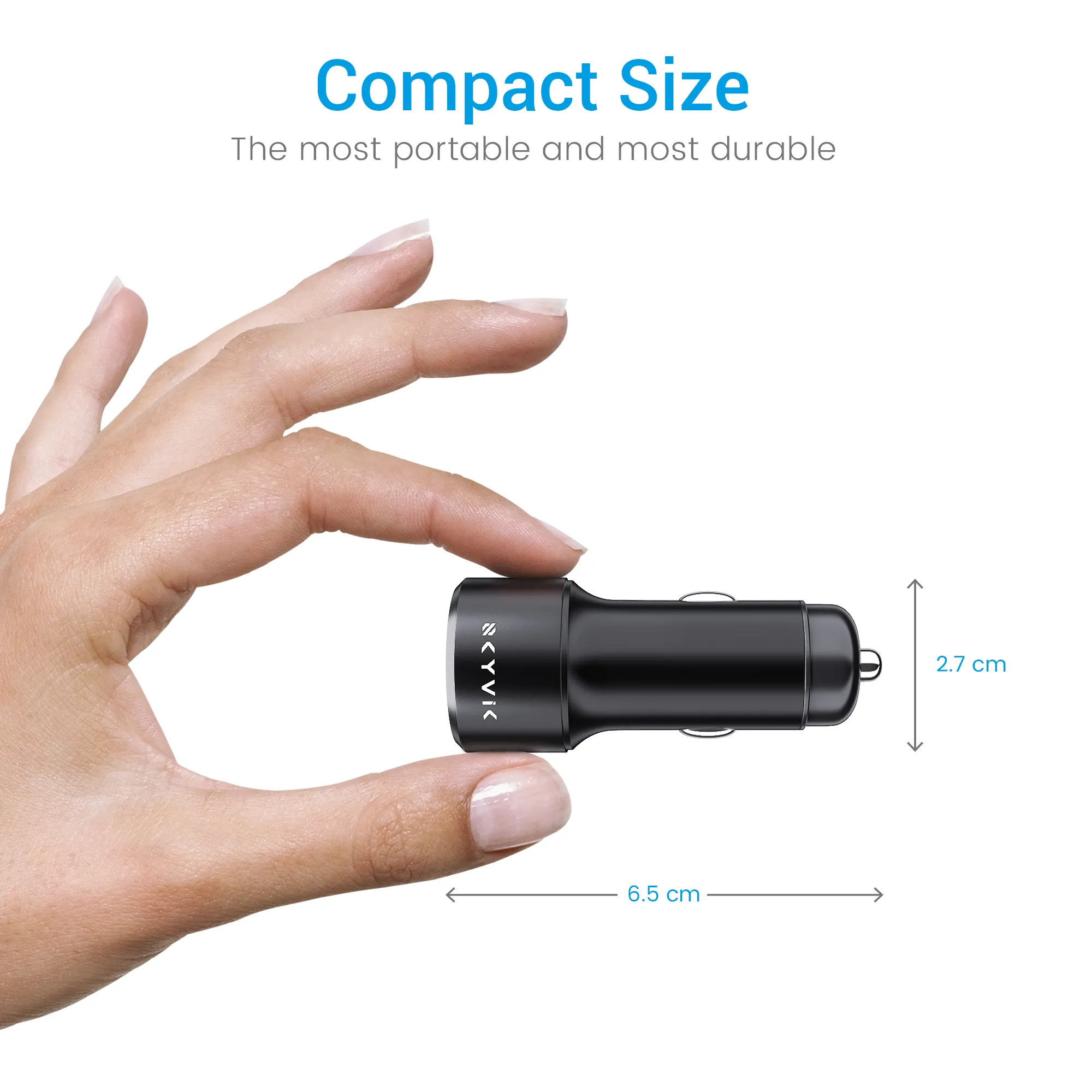 SKYVIK EMBLO Dual Port QC 3.0 & Type C with Power Delivery 18W-36W Max
