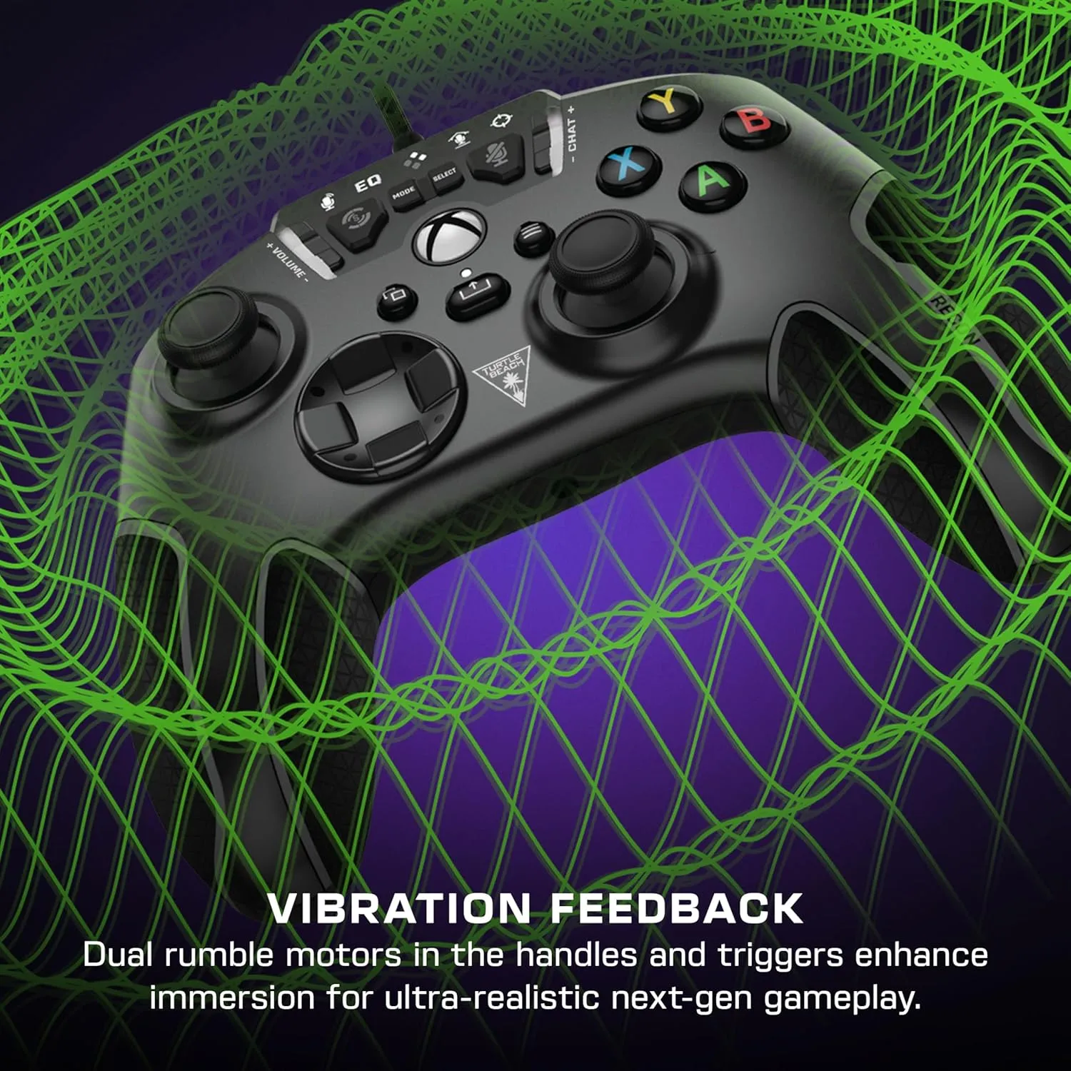 Turtle Beach Recon Controller Wired Game Controller Officially Licensed for Xbox Series X, Xbox Series S, Xbox One & Windows - Audio Enhancements, Remappable Buttons, Superhuman Hearing  Black