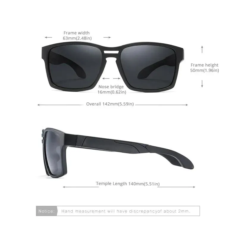 Unisex Tr90 Clear View Mirror Frame Sunglasses With Elastic Rubber