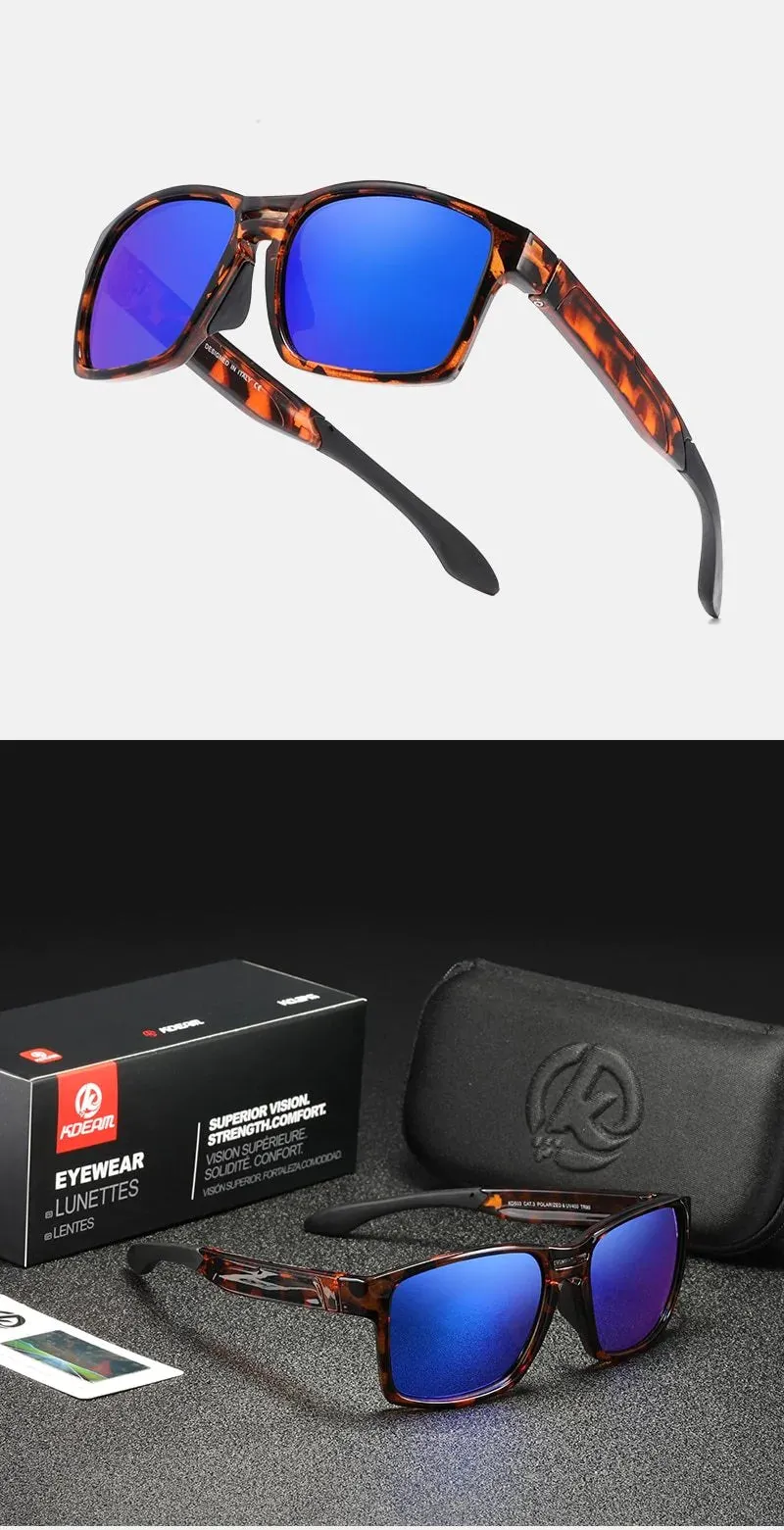 Unisex Tr90 Clear View Mirror Frame Sunglasses With Elastic Rubber