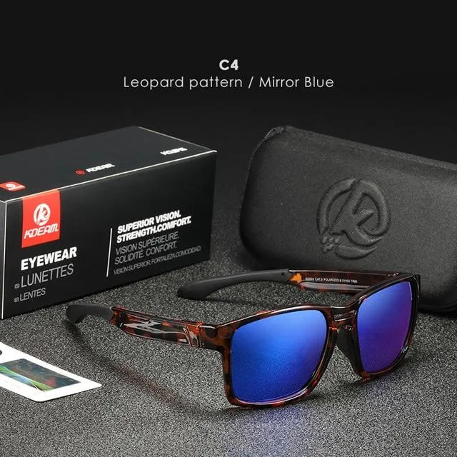Unisex Tr90 Clear View Mirror Frame Sunglasses With Elastic Rubber