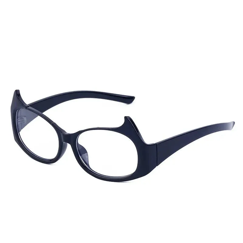 Women's Sexy Punk Style UV400 Mirror Cat Eyes Eyewear Sunglasses