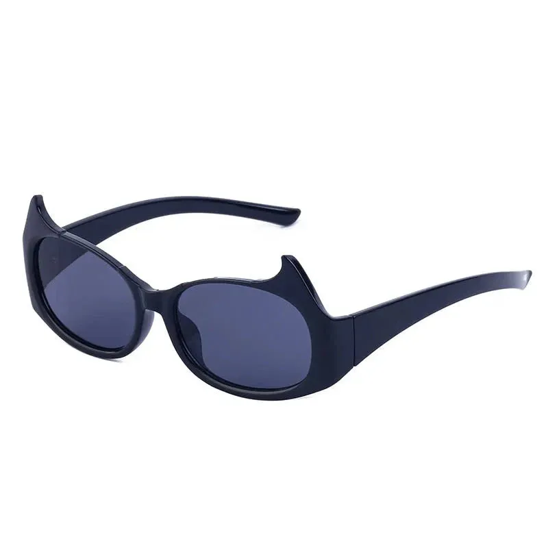 Women's Sexy Punk Style UV400 Mirror Cat Eyes Eyewear Sunglasses
